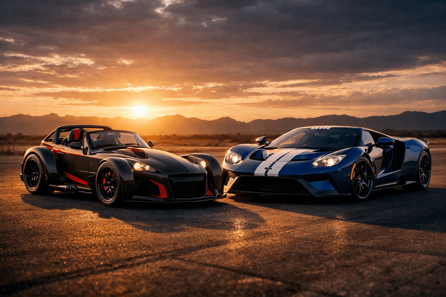 Donkervoort P24 RS vs Ford GT: Manual Engagement Showdown