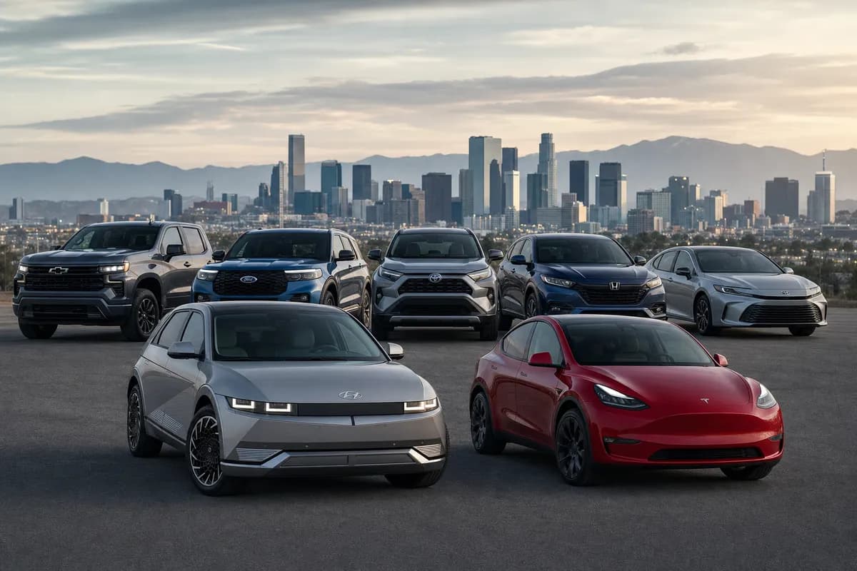 May 2026 U.S. Auto Sales Hold Steady as EV Momentum Cools and Hybrids Gain Ground: What Current Demand Means for 2026–2027 Models From GM, Ford, Toyota, Honda, Hyundai, and Tesla