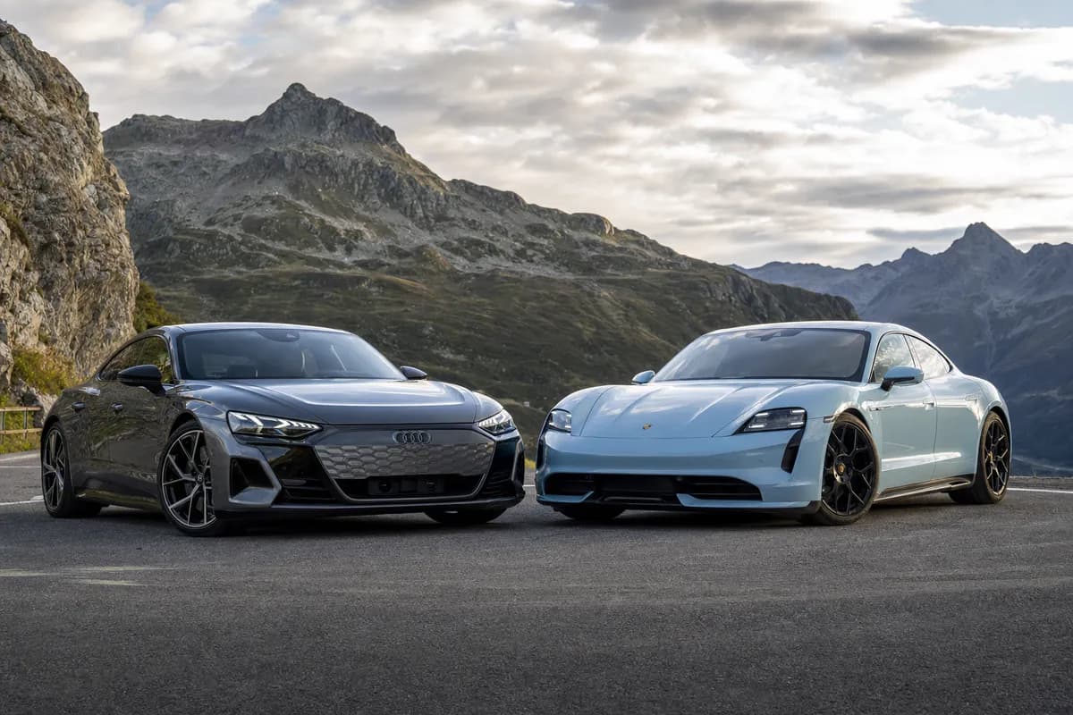 2025 Porsche Taycan vs Audi RS e-tron GT: German Electric Sports Car Duel