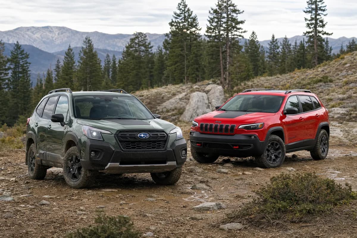 2025 Subaru Forester Wilderness vs Jeep Cherokee Trailhawk: Off-Road Capabilities Tested