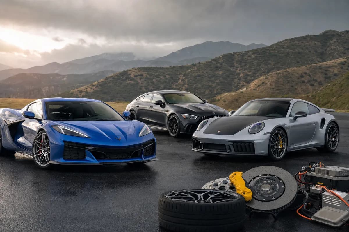 Why 2026 and 2027 Chevrolet Corvette E-Ray, Porsche 911 Carrera GTS T-Hybrid, and Mercedes-AMG C63 S E Performance Owners Are Building a New DIY Hybrid Performance Community: Brake Service, Tire Strategy, 12-Volt and High-Voltage Awareness, and Track-Day Prep for Electrified Sports Cars