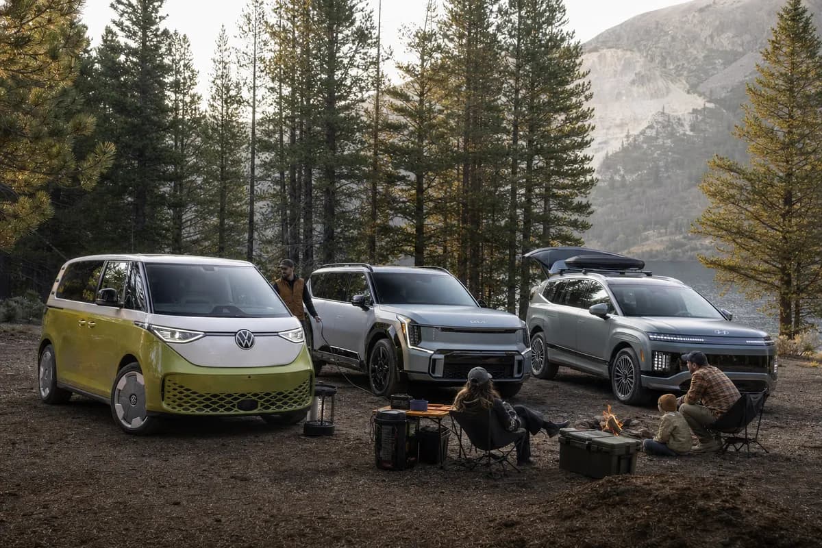 Why 2026 and 2027 Volkswagen ID. Buzz, Kia EV9, and Hyundai Ioniq 9 Owners Are Building a DIY Electric Road-Trip Community: NACS Charging Prep, 12-Volt Backup Plans, Tire Load Ratings, and Family-Camping Mods That Actually Work