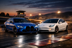 BMW Electric M3 vs Tesla Model 3 Performance