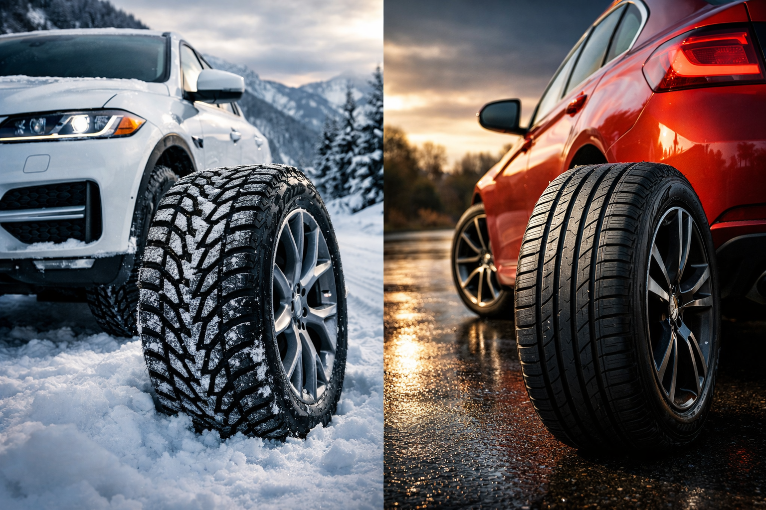 snow tires vs all-season - RevvedUpCars