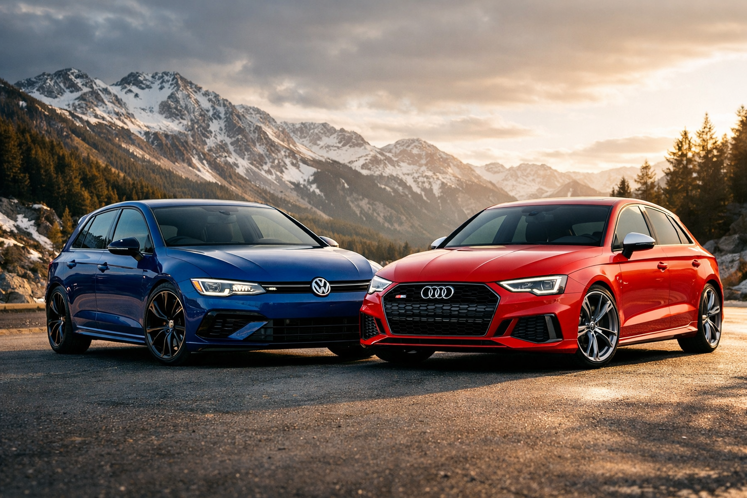 Golf R vs Audi S3 - RevvedUpCars