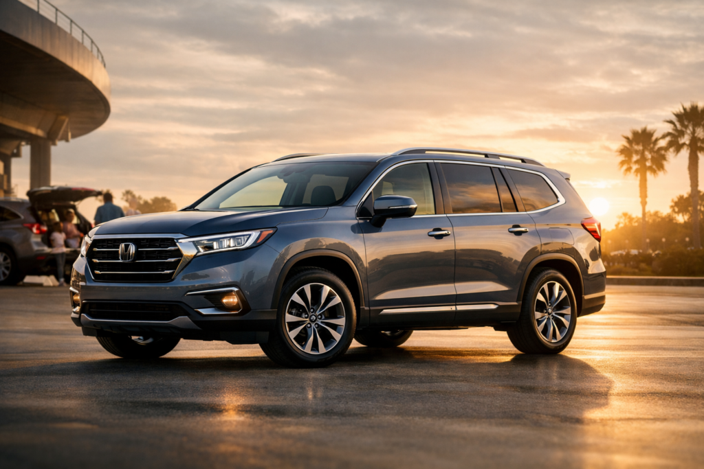 three-row SUV - RevvedUpCars