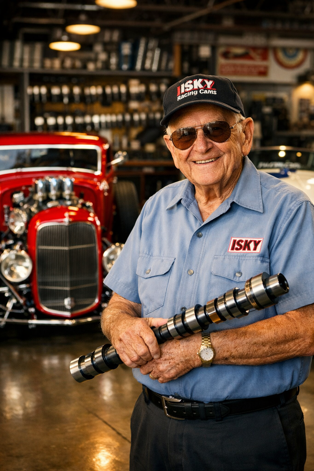 Without Ed Iskenderian, your beloved V8 muscle car would rev like a lawn mower and make about as much drama.