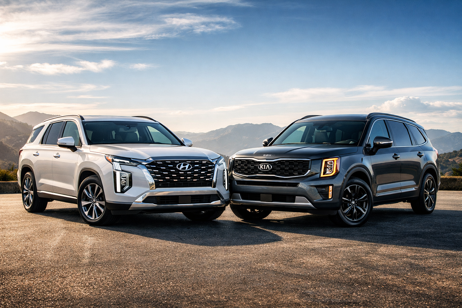 Hot take: the Telluride design is aging better, while the Palisade already feels one facelift away from midlife crisis territory.