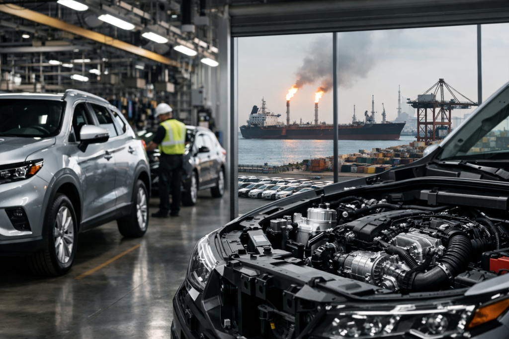 Iran conflict auto industry - RevvedUpCars News