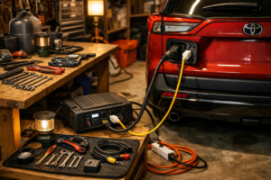 Use Toyota RAV4 PHEV Home Power in Emergencies