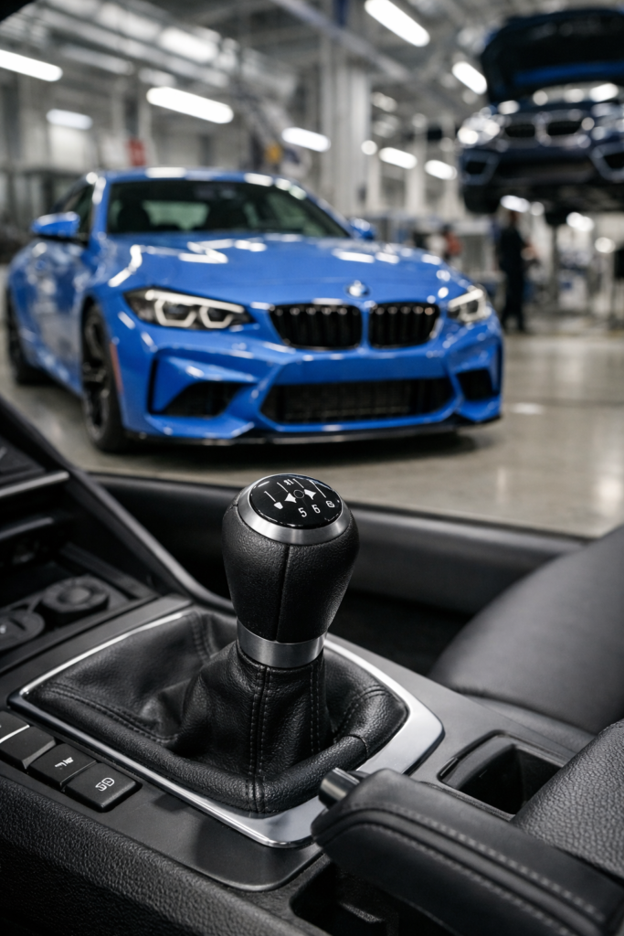 BMW manual transmission - RevvedUpCars News